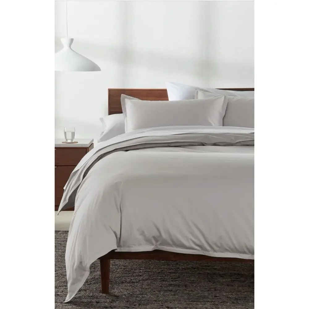 Nordstrom 400 Thread Count 100% Cotton Duvet Cover Pillow Cases Queen NWT